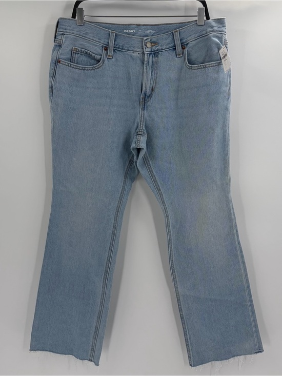 Old Navy Denim - Old Navy Light Denim Wash Trendy Blue Mid Rise Bootcut Size 12 petite 12P NWT
